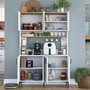 Hanah Home Gabinete Multipropósito JE176 - 3291 Blanco y Nuez